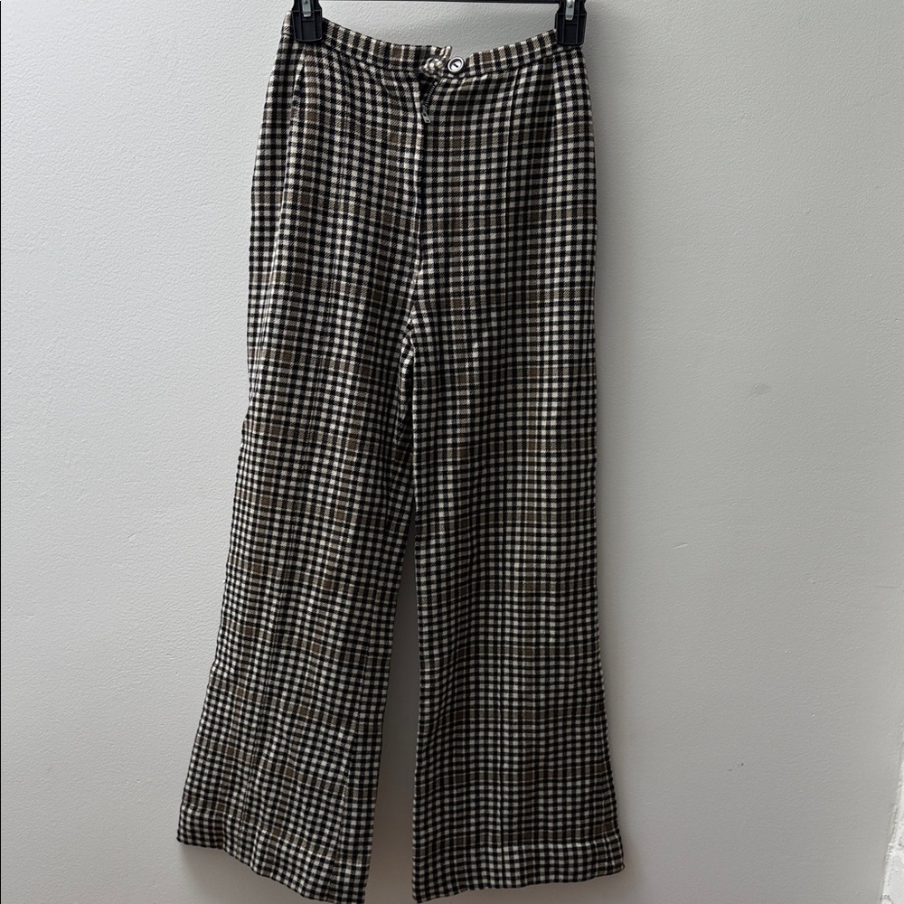 Black and White Checkered Pants